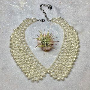 R.J. Graziano Faux Pearl Collar Necklace